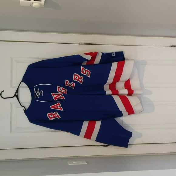 Authentic Rangers Jersey True Blue number 75 CCM size XL - Picture 1 of 11